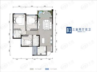 贤达·锦绣御府B1户型图