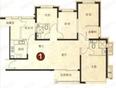 恒大绿洲5室2厅2卫户型图