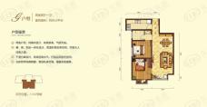 太阳水岸新城11、12号楼G户型户型图