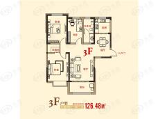 南池御都二期3室2厅1卫户型图