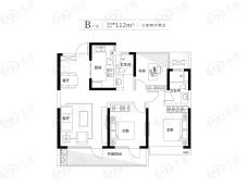 恒融时代3室2厅2卫户型图