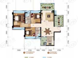 御景珺庭5栋03户型户型图