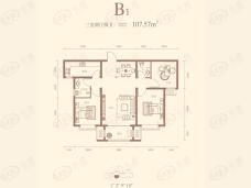 藁城润江翡丽公馆b1户型户型图