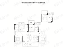 碧桂园·都市森林4室2厅2卫户型图