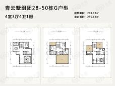 碧桂园海昌南山澜4室3厅4卫户型图