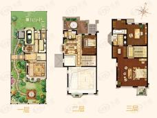 华瀚大湖公馆244㎡户型户型图