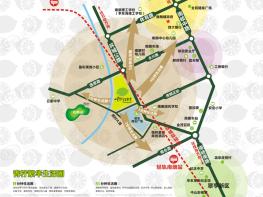 青柠时代位置交通图