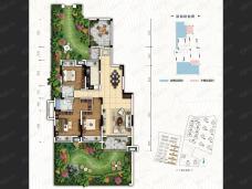 首地江山赋庭院洋房A1户型户型图