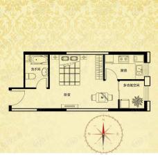 恒盛豪庭恒盛豪庭K-3户型图户型图