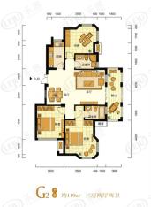 逸居城G2户型户型图
