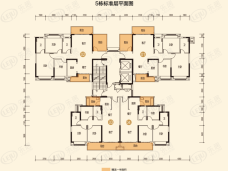 敏捷·悦江府5栋标准层户型汇总户型图