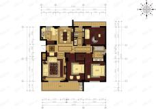 嘉和银领时代6号楼边套户型图