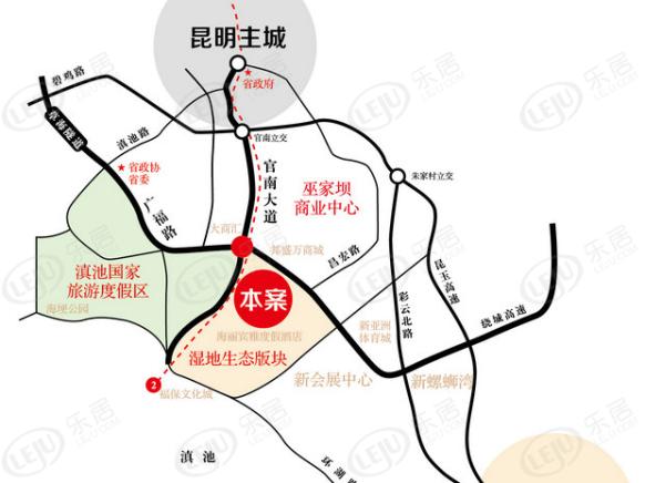 位置交通图