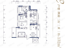 南雄市源河汇景e户型户型图