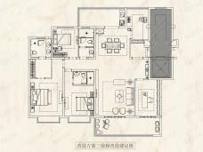 经投·湖山望D户型户型图