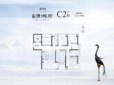 通鸿·潇湘府C2户型户型图