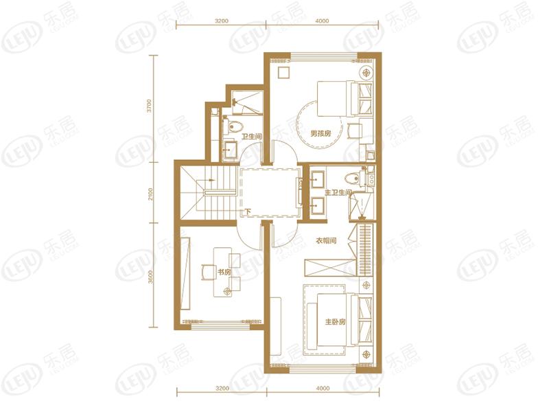 房山金地大湖风华 户型建面约89~220㎡