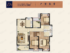 铜陵东方蓝海D3户型户型图