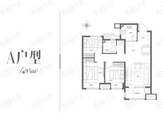 旭辉银盛泰正阳府A户型户型图