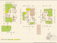 国奥村国奥村1期别墅A户型顶跃户型图