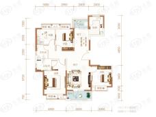 爱家名校华城4室2厅2卫户型图