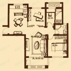 盈嘉香榴湾标准层I户型户型图