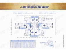 敏捷•西城都荟4座洋房01-06单元户型图