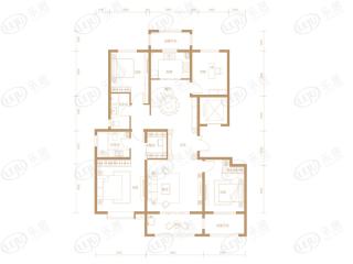 绿城诚园165平米户型户型图