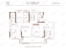 万创御湖4室2厅2卫户型图