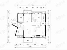 美的雅居乐公园天璟3室2厅2卫户型图