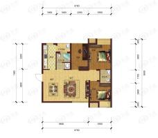 四季金悦C1三室两厅双卫户型图