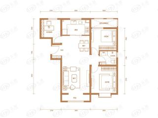 金融街融汇A2户型户型图