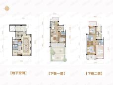 绿城桃源小镇拉菲花园户型户型图