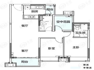 碧桂园凤凰湾02户型户型图