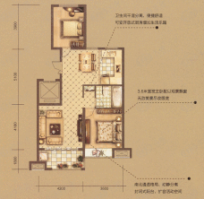 绿地凤凰城B-美奂之家 97户型图