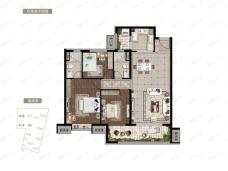 碧桂园·天玺建面约135㎡户型户型图