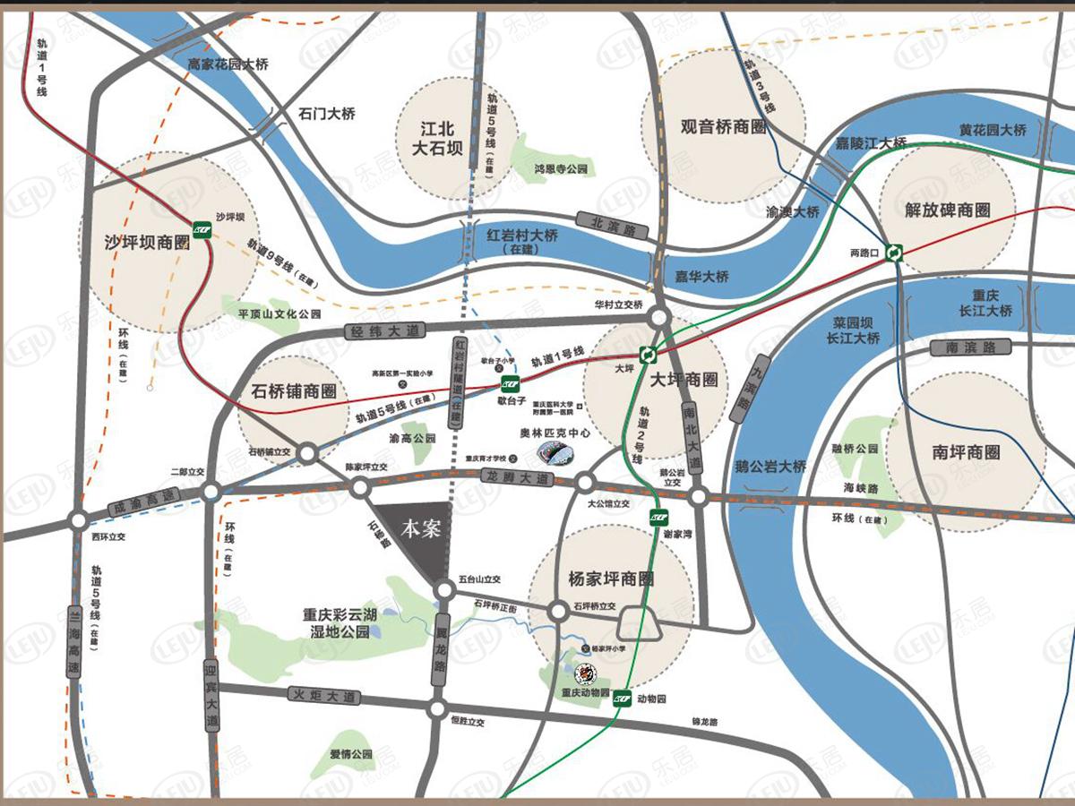 九龙坡印江州，位置在石杨路临近轻轨5号线,轻轨环线,1号线沿线属于杨家坪板块。