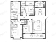 阳光城檀悦4室2厅3卫户型图