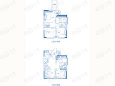 广州城投保利金沙大都汇4栋C户型户型图