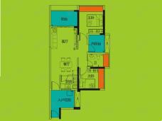 畔山名居特区青年2室2厅1卫户型图
