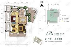 翡翠御园1室1厅1卫户型图