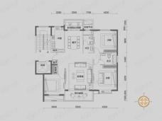 明珠山庄159平米户型户型图