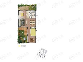 爱家皇家花园R2户型户型图