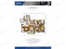 城投碧桂园·中央公园4室2厅3卫户型图