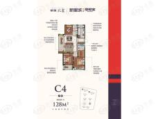 卓瑞北宸新里城C4户型户型图