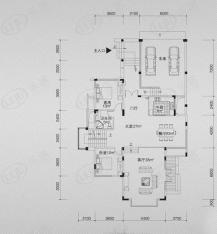 泰达天海国际V3 一层平面图 6室2厅4卫户型图