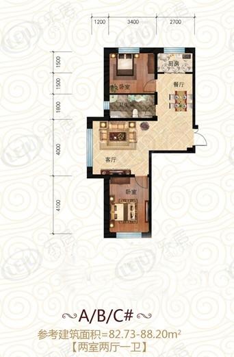 佳木斯市前进枫桥河畔二期户型图解密