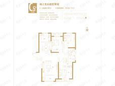 丰铭广场C5 三室两厅两卫 128.77㎡户型图