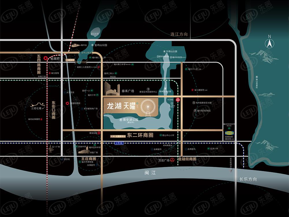 晋安龙湖天曜最新报价新鲜出炉，约19800元/㎡起，户型建面约38~76㎡