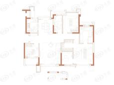 中骏天珑3室2厅2卫户型图